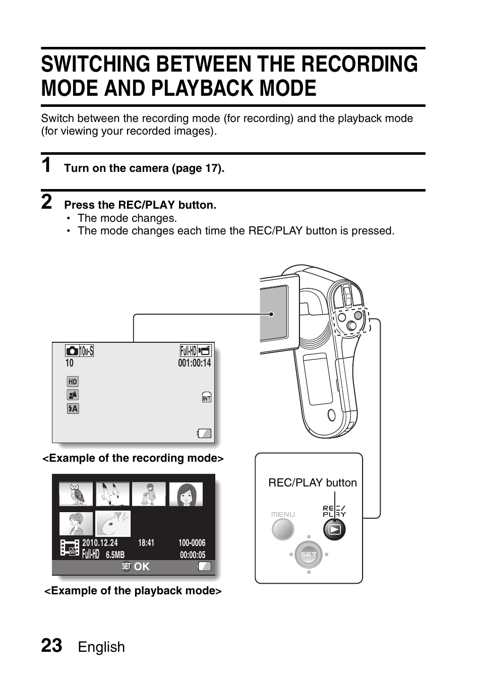 English | Sanyo VPC-CG20 User Manual | Page 32 / 75