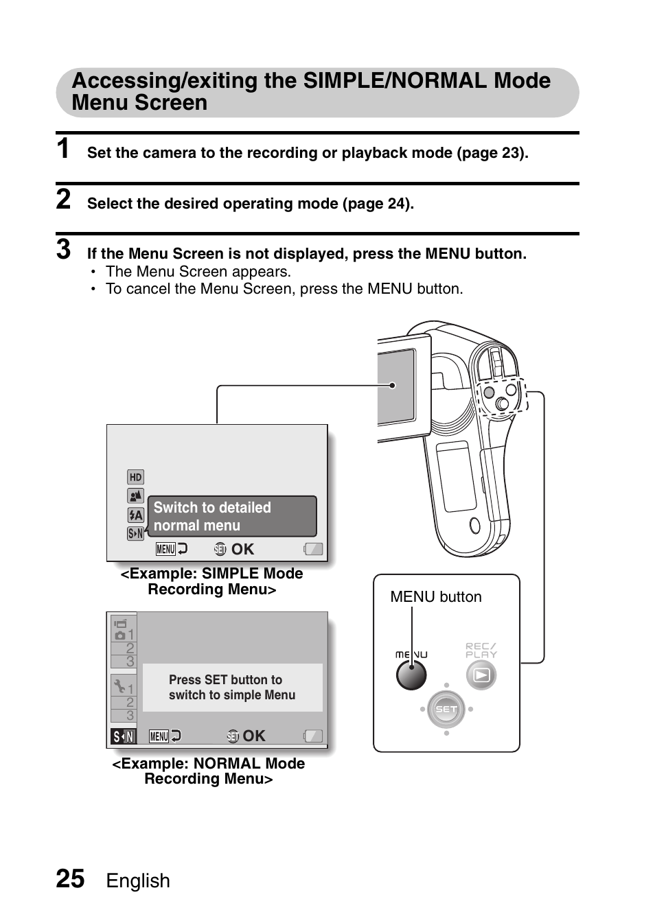 English | Sanyo VPC-CG20 User Manual | Page 34 / 75