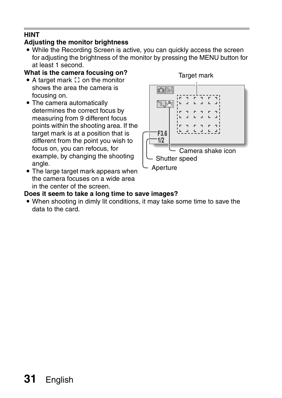 English | Sanyo VPC-CG20 User Manual | Page 40 / 75