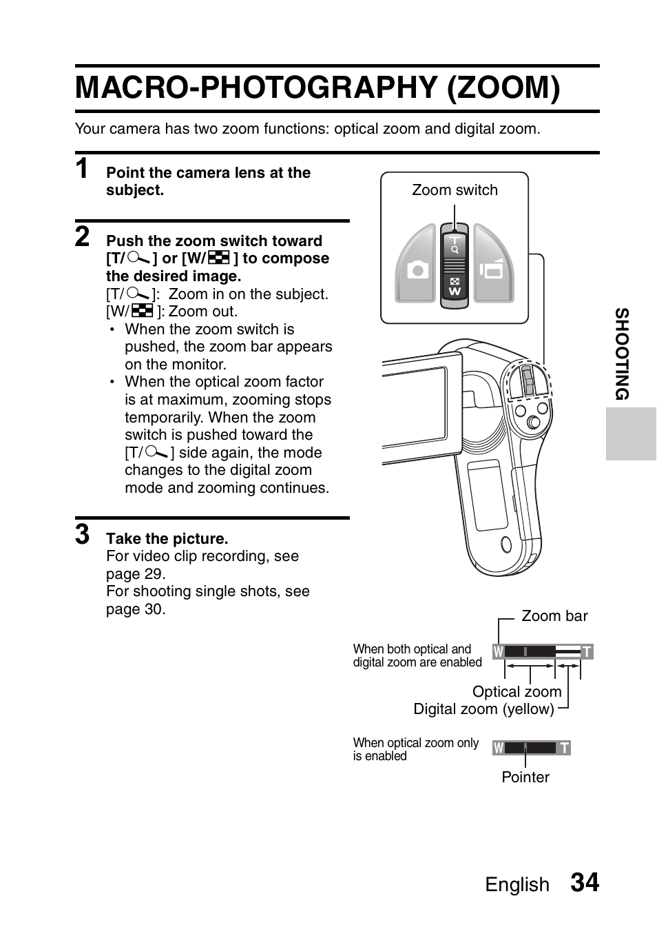 Macro-photography (zoom) | Sanyo VPC-CG20 User Manual | Page 43 / 75