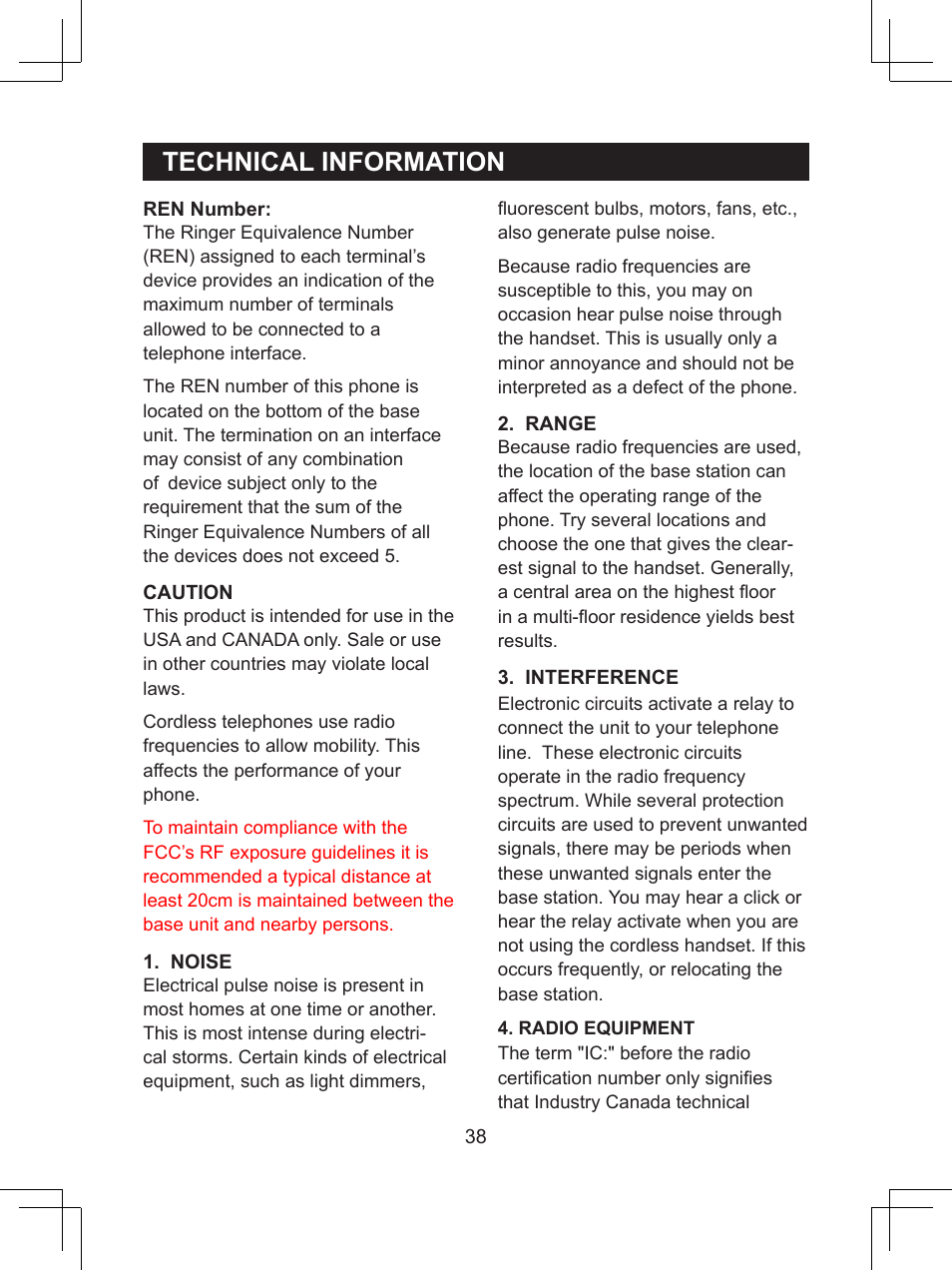 Technical.information | Sanyo CLT-D6614 User Manual | Page 38 / 43