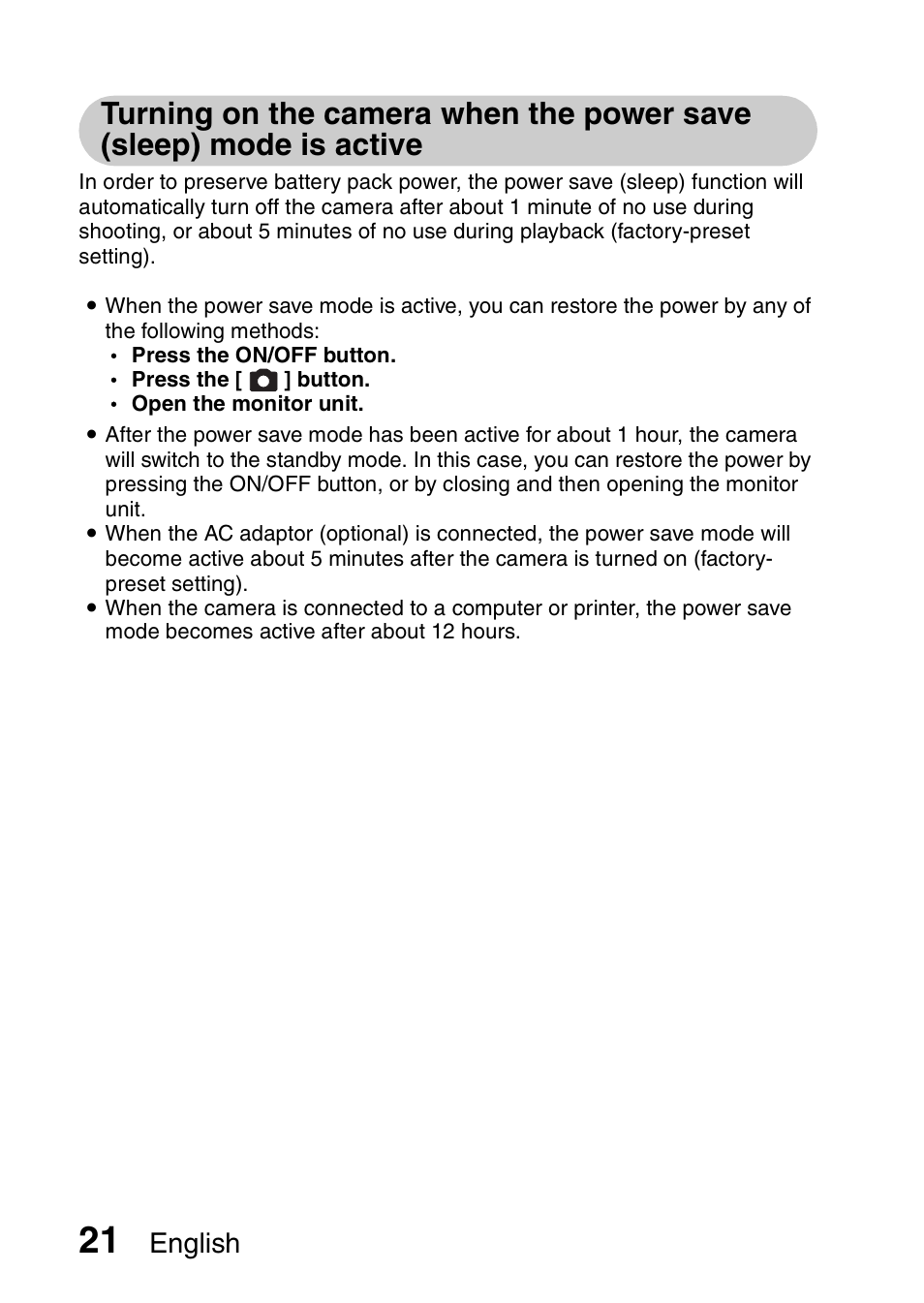 English | Sanyo VPC-GH1EX User Manual | Page 30 / 79