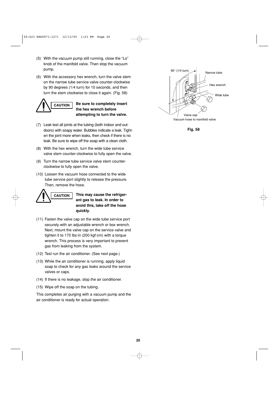 Sanyo INVERTER SPLIT SYSTEM 8.53E+13 User Manual | Page 20 / 24