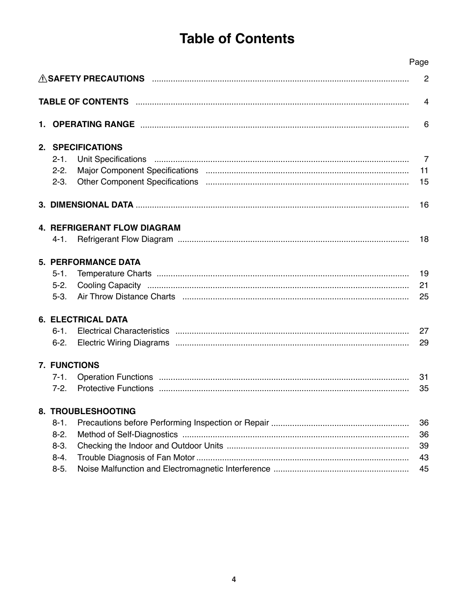 Sanyo C3682 User Manual | Page 4 / 104