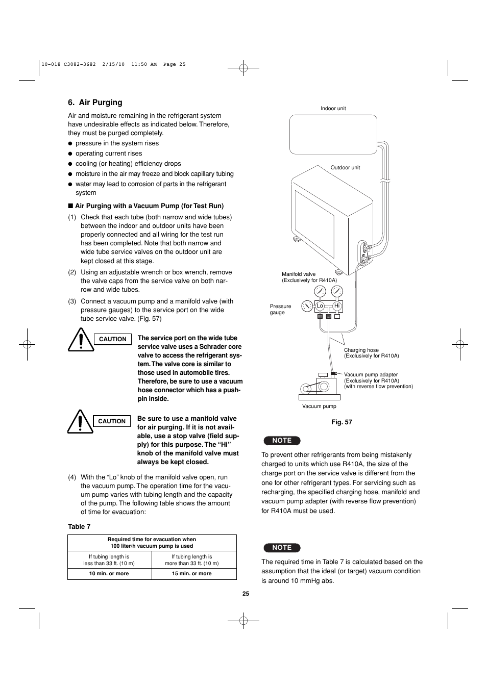 Air purging | Sanyo C3682 User Manual | Page 98 / 104