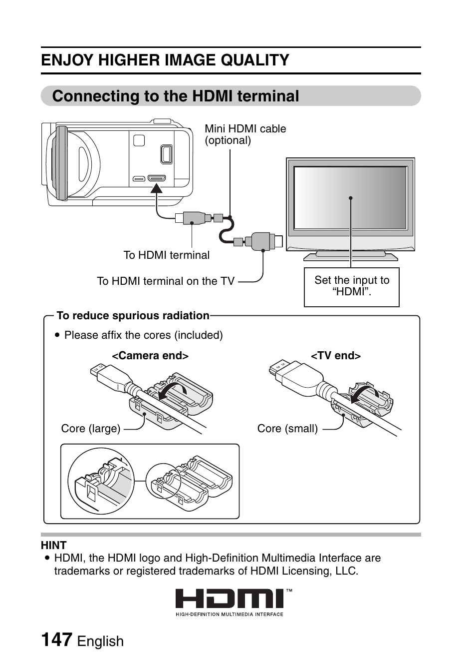 English | Sanyo HDMI VPC-FH1GX User Manual | Page 168 / 211