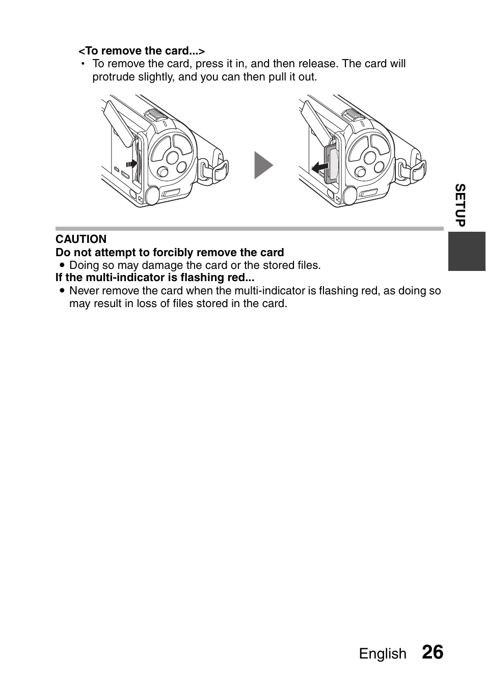 English | Sanyo HDMI VPC-FH1GX User Manual | Page 47 / 211