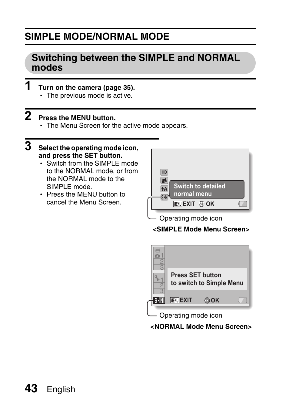English | Sanyo HDMI VPC-FH1GX User Manual | Page 64 / 211