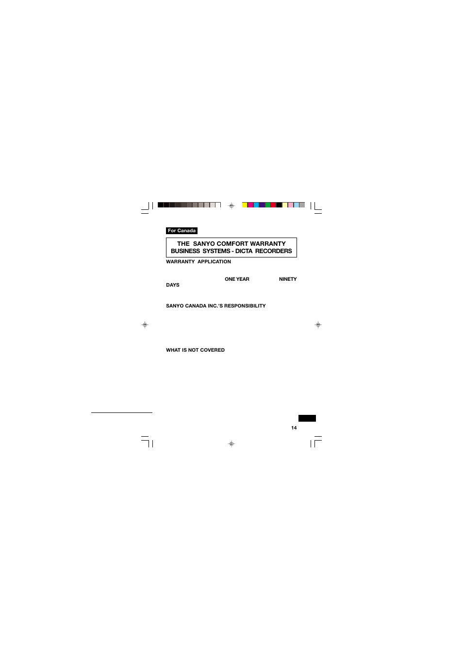 Sanyo TRC-540M User Manual | Page 15 / 46