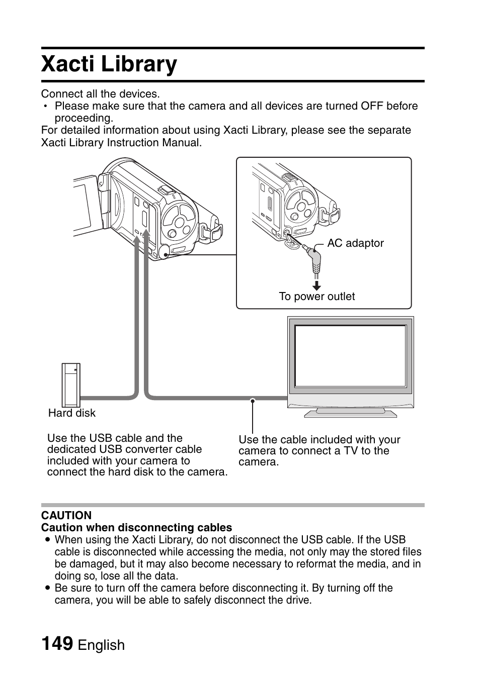 Xacti library, English | Sanyo XACTI HD VPC-FH1GX User Manual | Page 170 / 211