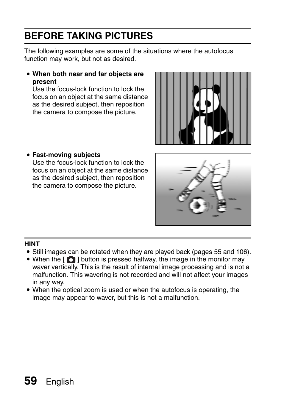 Before taking pictures, English | Sanyo XACTI HD VPC-FH1GX User Manual | Page 80 / 211