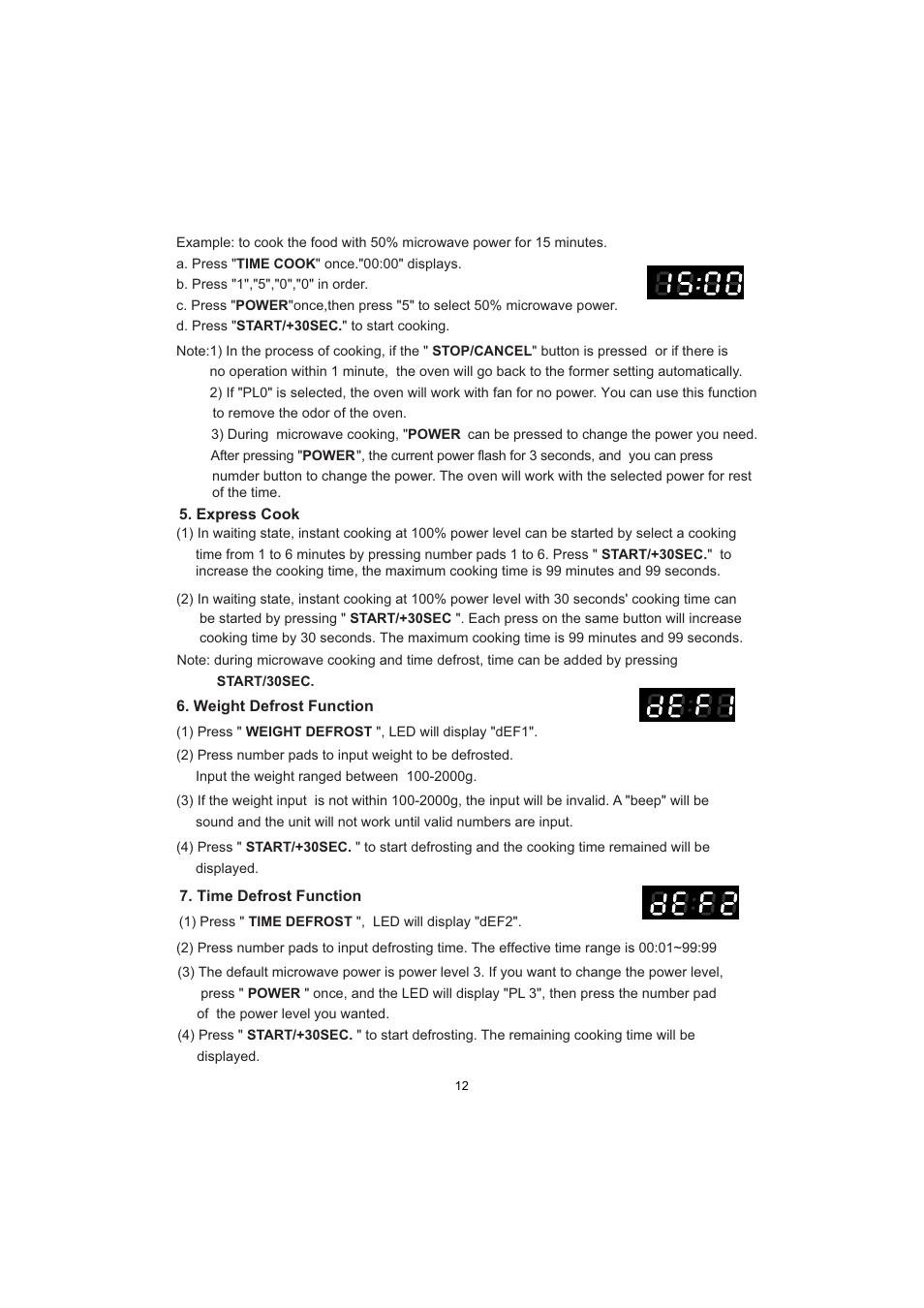 Sanyo EM-S7579W User Manual | Page 13 / 19