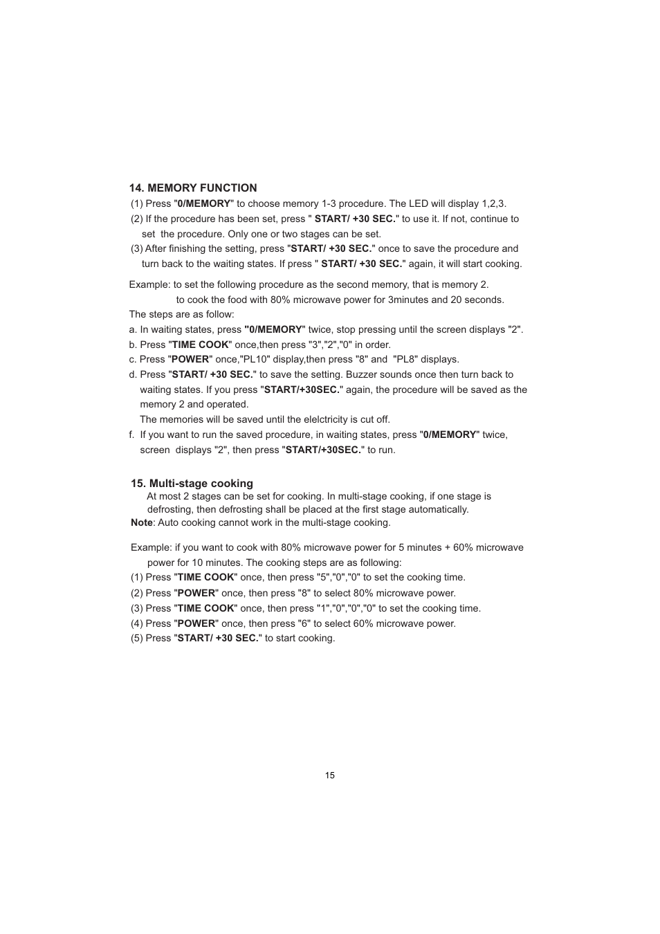 Sanyo EM-S7579W User Manual | Page 16 / 19