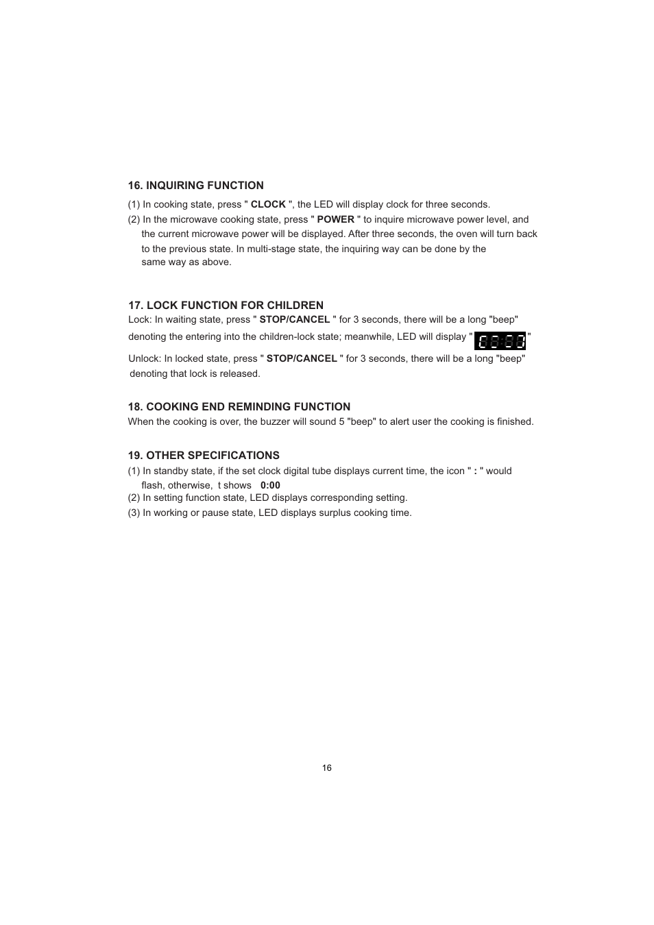 Sanyo EM-S7579W User Manual | Page 17 / 19