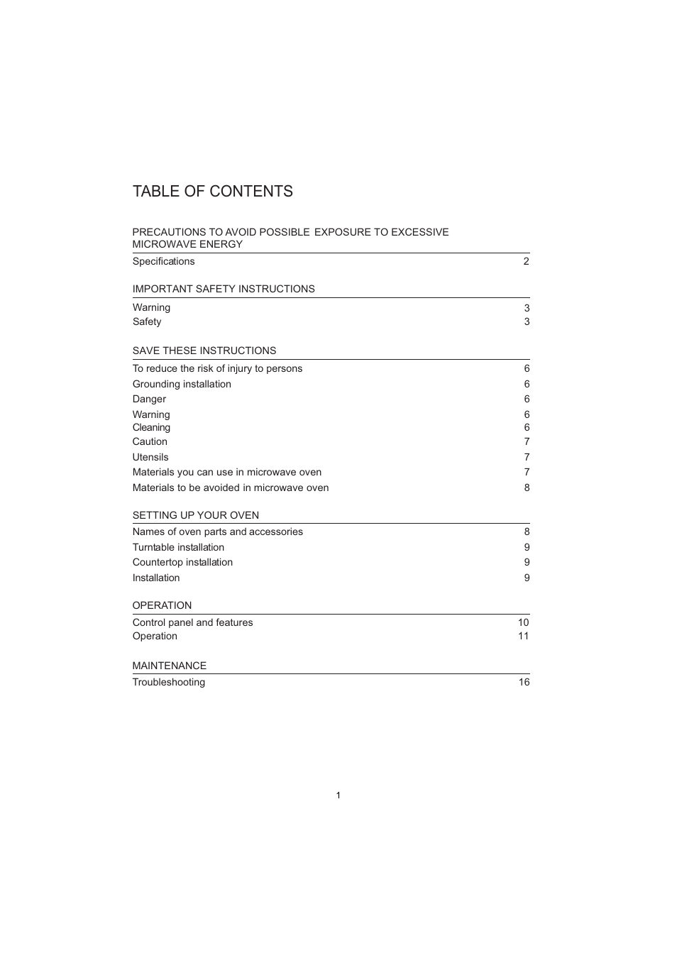 Sanyo EM-S7579W User Manual | Page 2 / 19