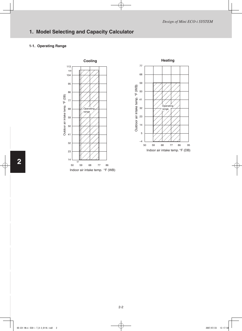 Model selecting and capacity calculator | Sanyo CHX03652 User Manual | Page 10 / 246