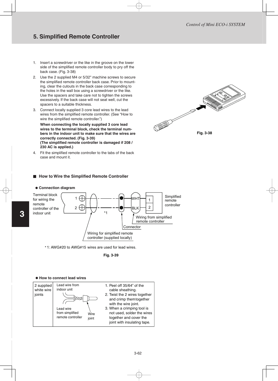 Simplifi ed remote controller | Sanyo CHX03652 User Manual | Page 106 / 246