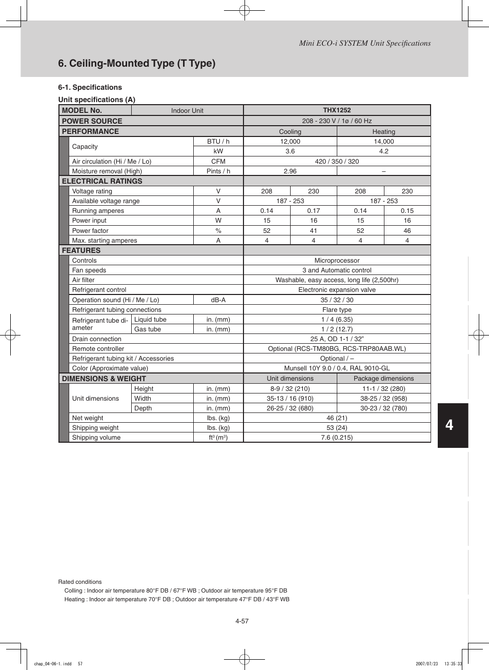 Ceiling-mounted type (t type) | Sanyo CHX03652 User Manual | Page 167 / 246