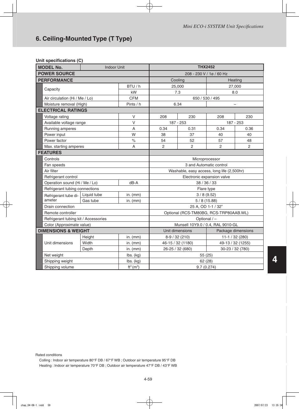 Ceiling-mounted type (t type) | Sanyo CHX03652 User Manual | Page 169 / 246