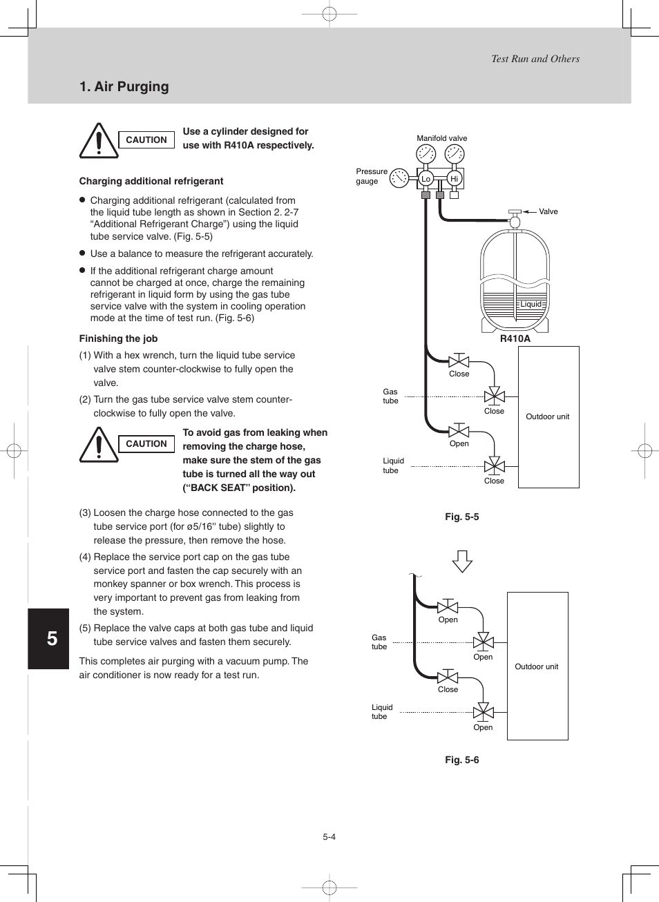 Air purging | Sanyo CHX03652 User Manual | Page 192 / 246