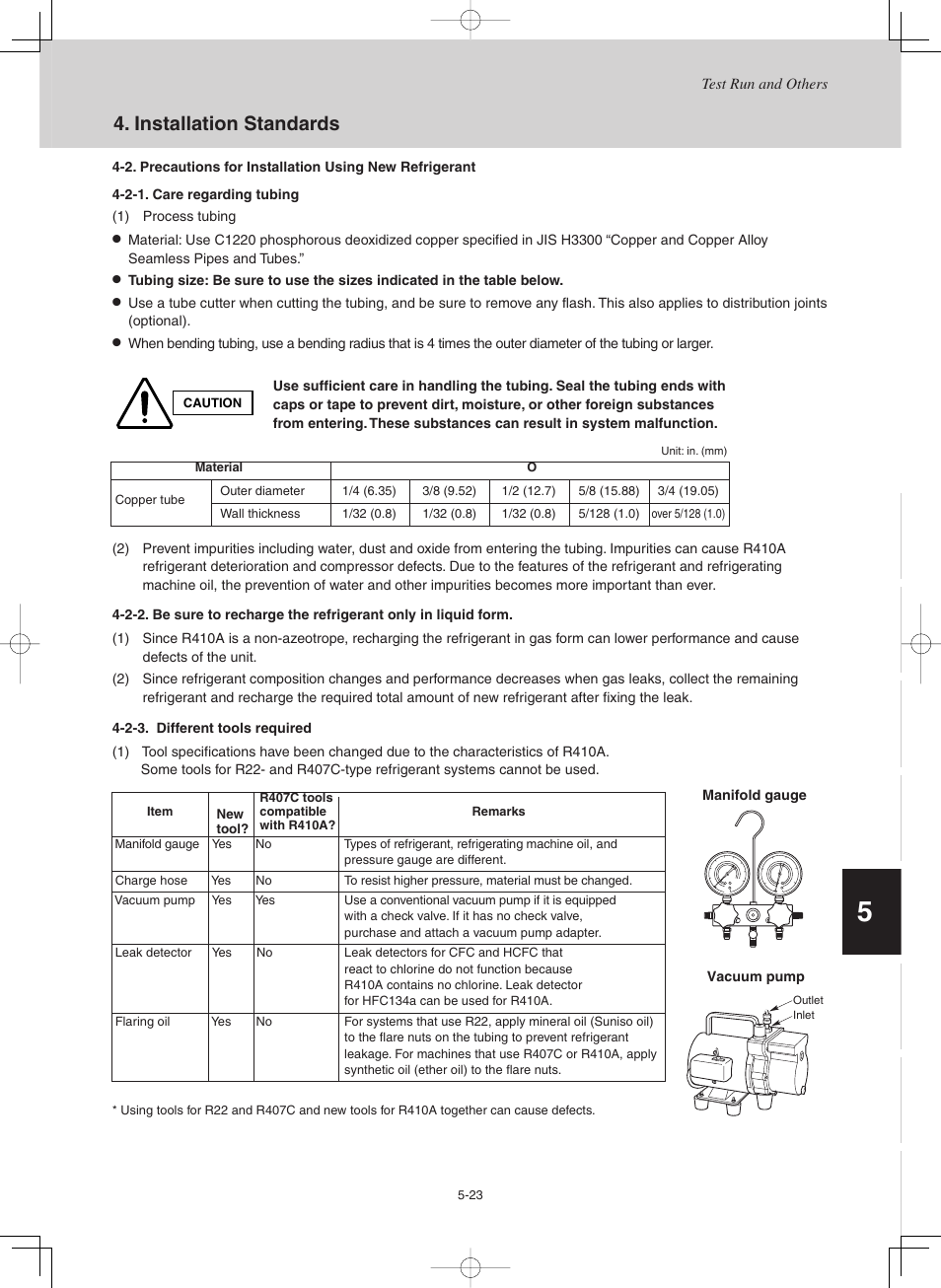 Installation standards | Sanyo CHX03652 User Manual | Page 211 / 246