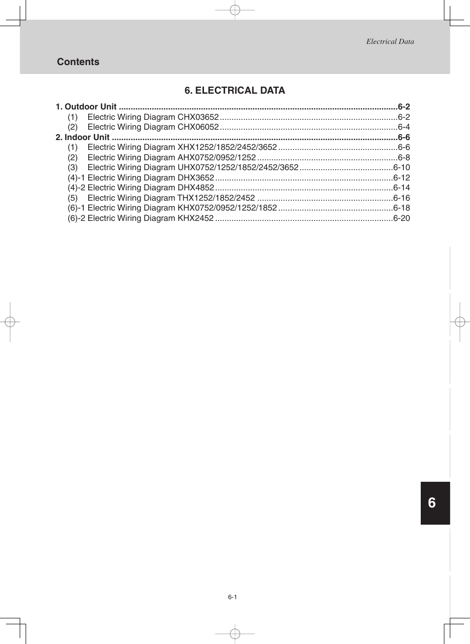 Electrical data | Sanyo CHX03652 User Manual | Page 213 / 246