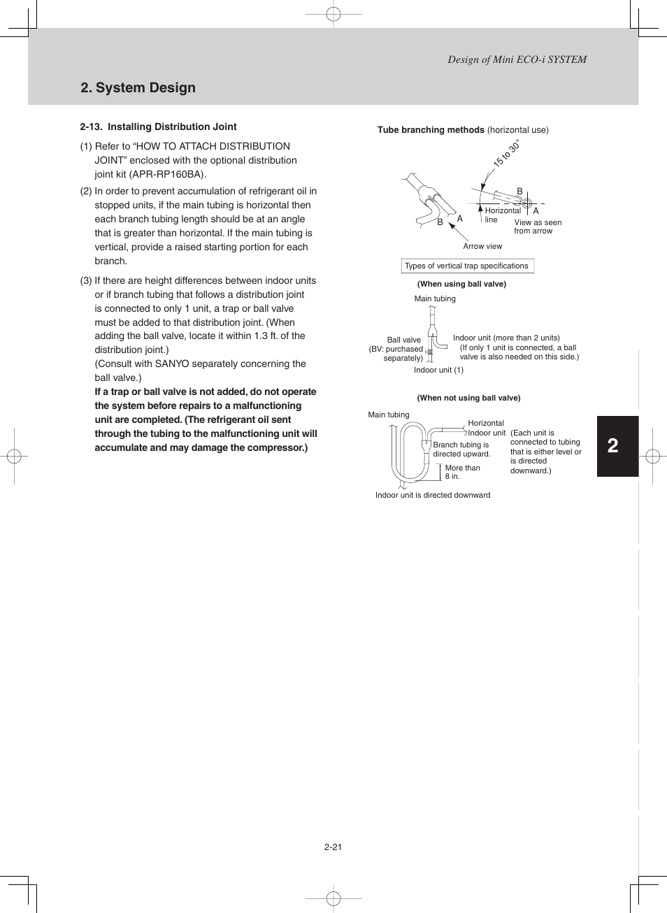 System design | Sanyo CHX03652 User Manual | Page 29 / 246