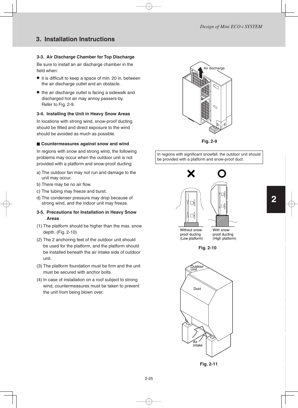 Installation instructions | Sanyo CHX03652 User Manual | Page 33 / 246