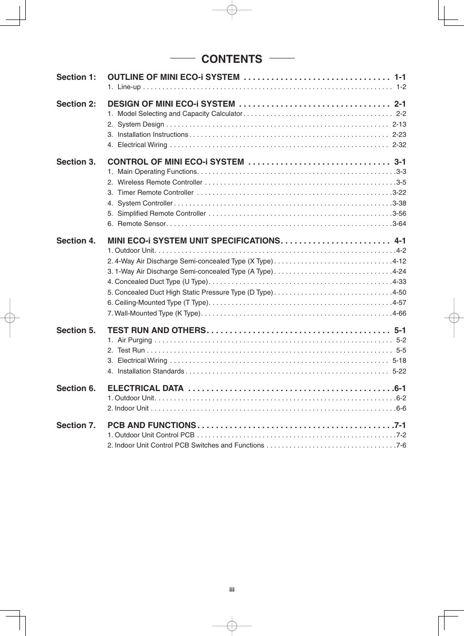 Sanyo CHX03652 User Manual | Page 4 / 246