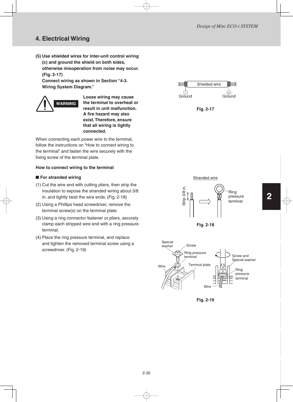 Electrical wiring | Sanyo CHX03652 User Manual | Page 43 / 246