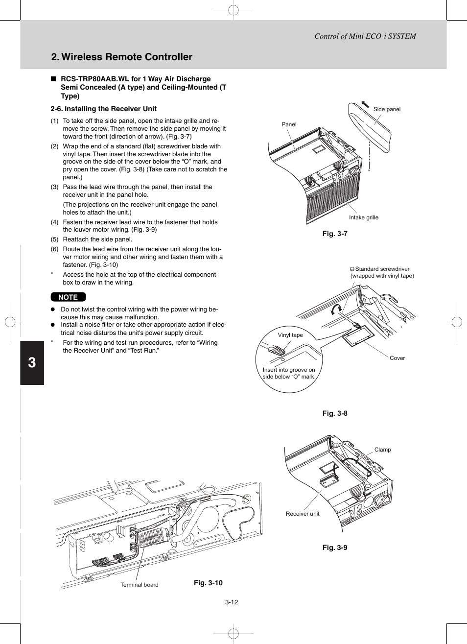 Wireless remote controller | Sanyo CHX03652 User Manual | Page 56 / 246