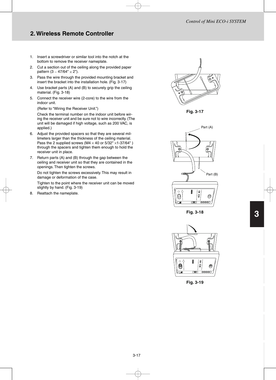 Wireless remote controller | Sanyo CHX03652 User Manual | Page 61 / 246