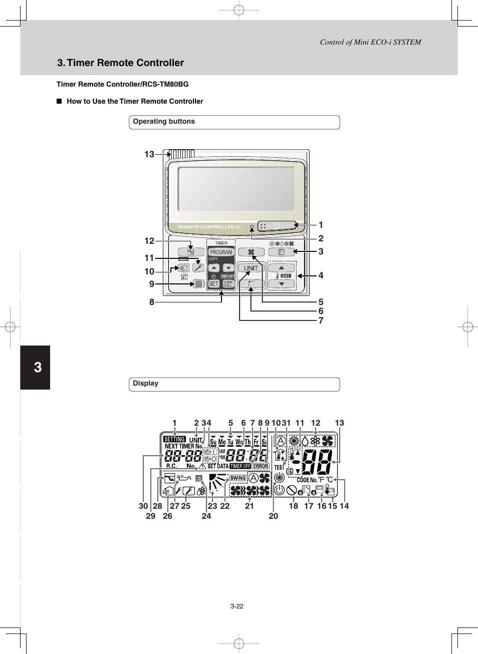 Td831137-02_4g, Timer remote controller | Sanyo CHX03652 User Manual | Page 66 / 246