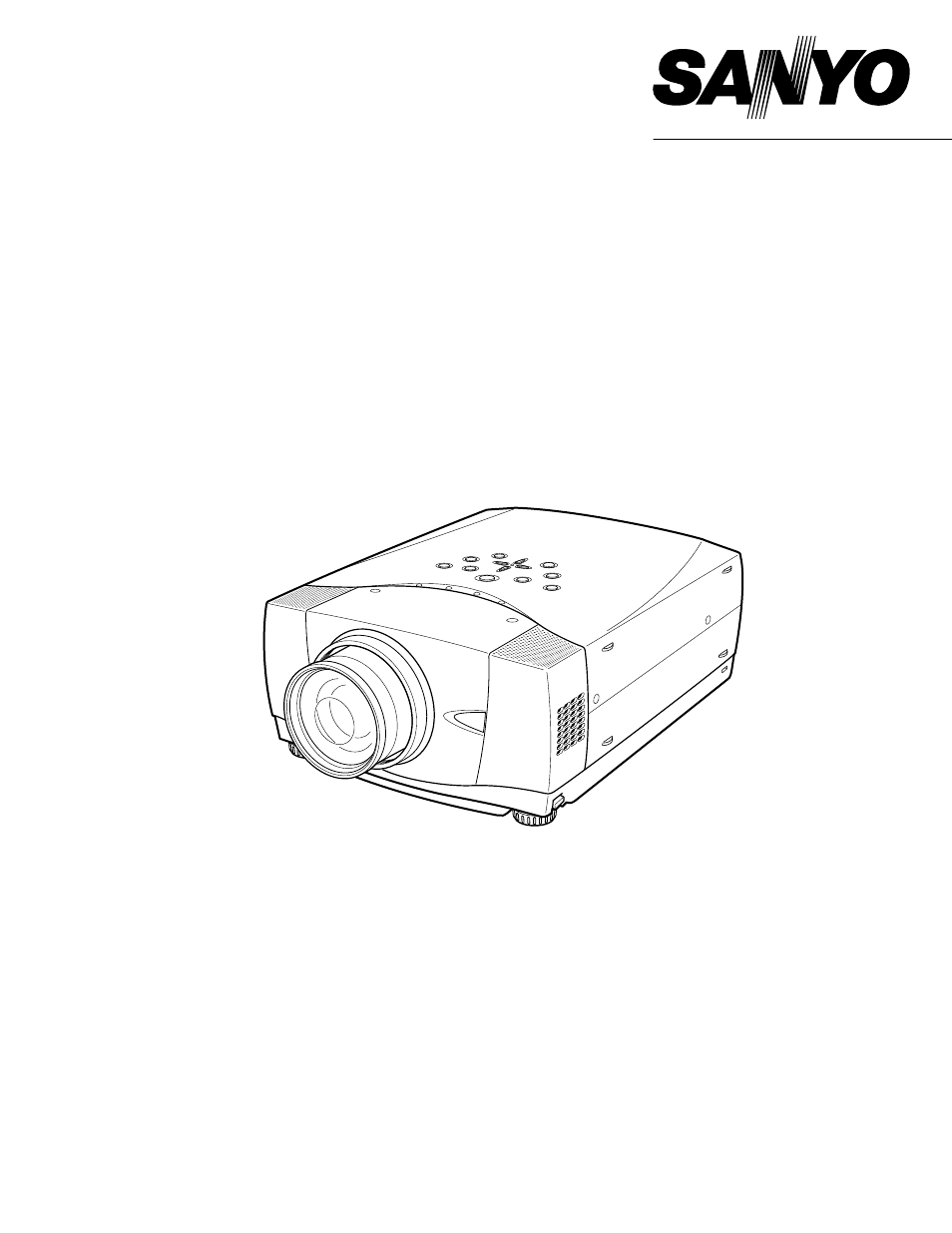 Sanyo PLC XP45L User Manual | 44 pages