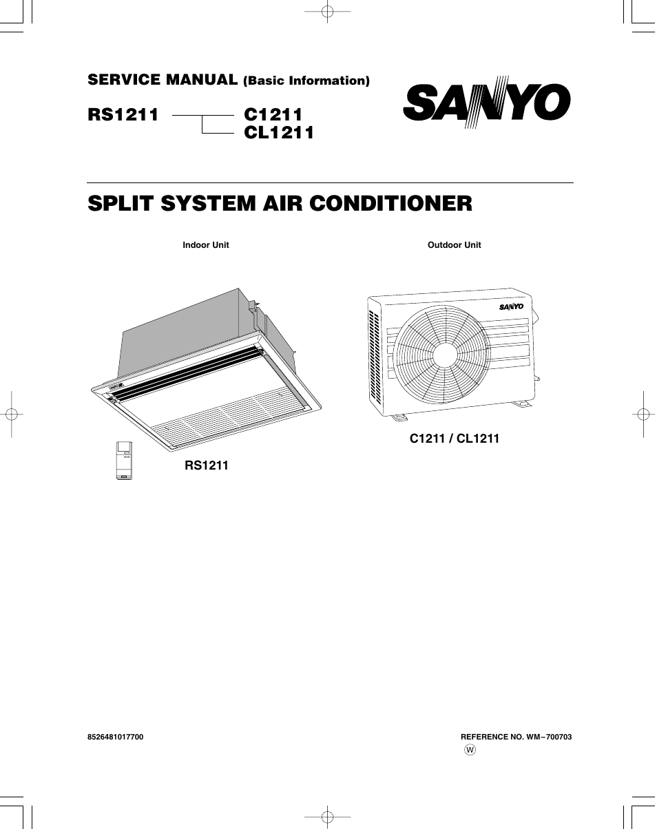 Sanyo C1211 User Manual | 16 pages