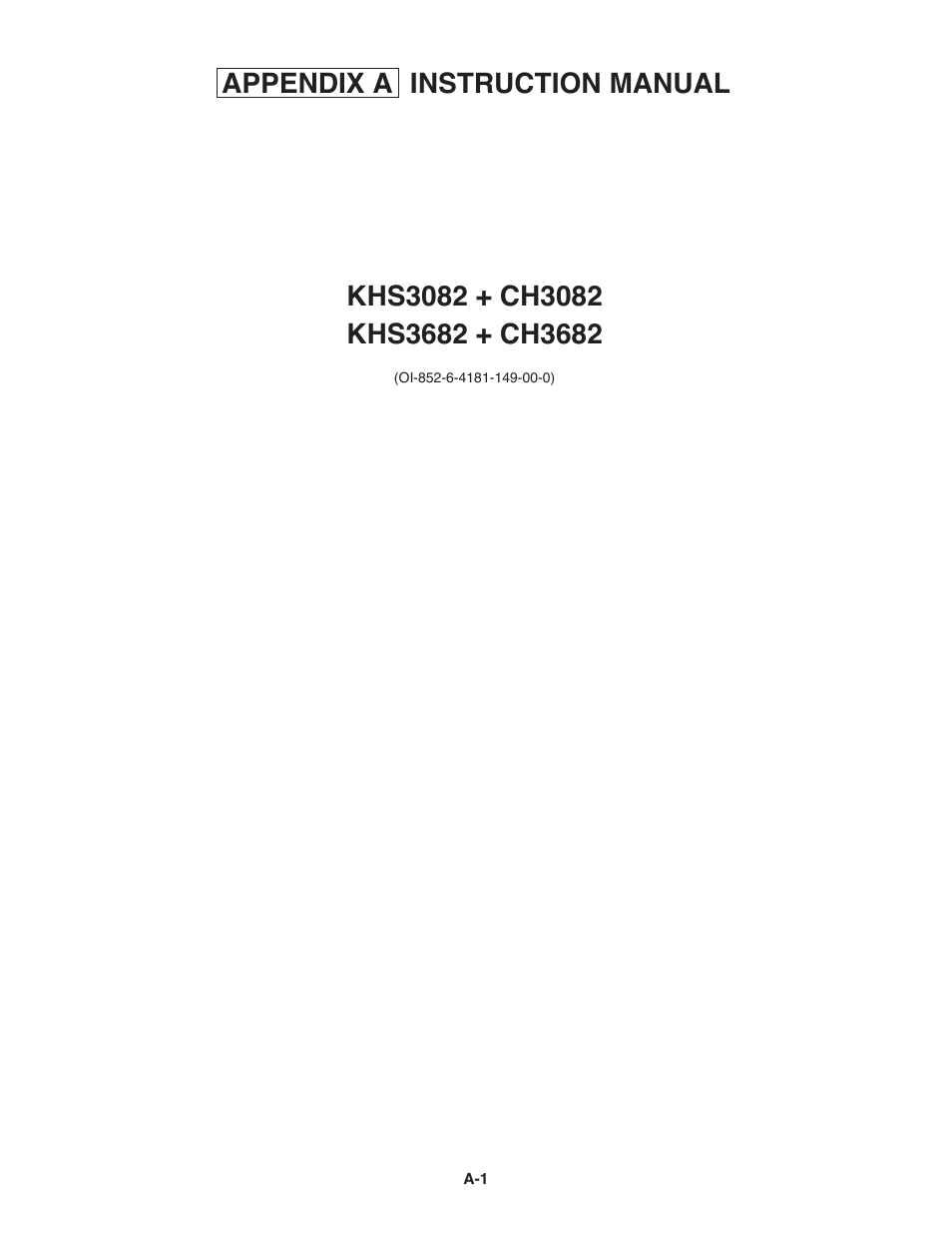 Appendix a | Sanyo CH3682 User Manual | Page 60 / 109
