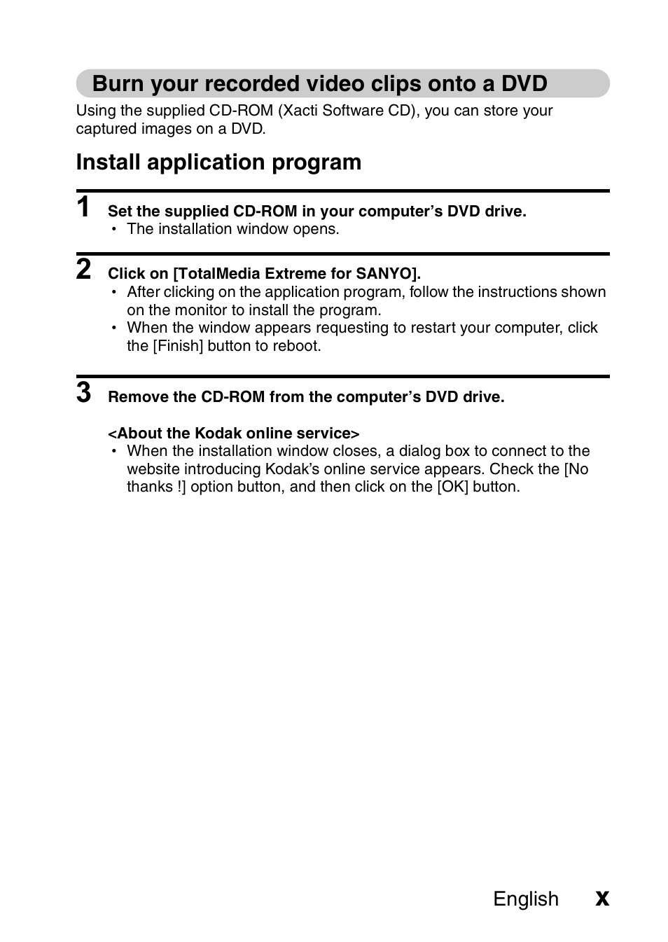Sanyo VPC-CS1EX User Manual | Page 11 / 92