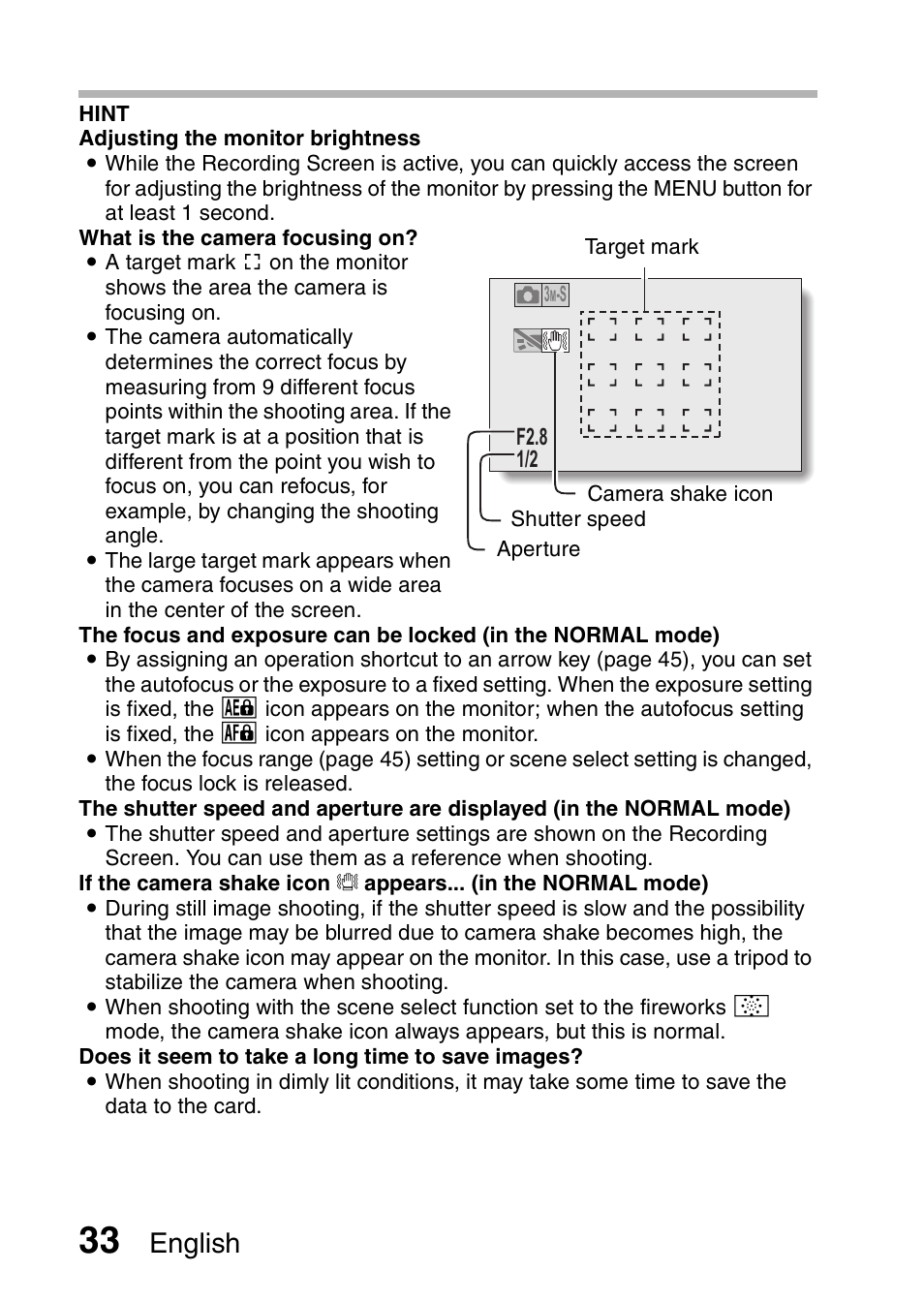 English | Sanyo VPC-CS1EX User Manual | Page 56 / 92
