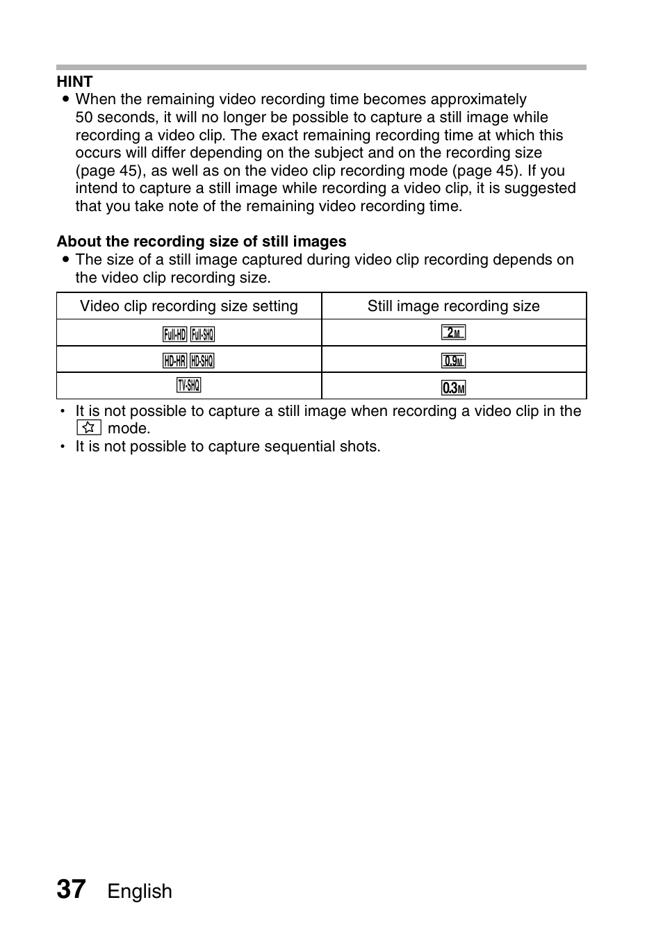 English | Sanyo VPC-CS1EX User Manual | Page 60 / 92