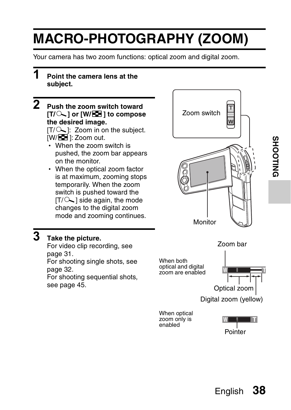 Macro-photography (zoom) | Sanyo VPC-CS1EX User Manual | Page 61 / 92