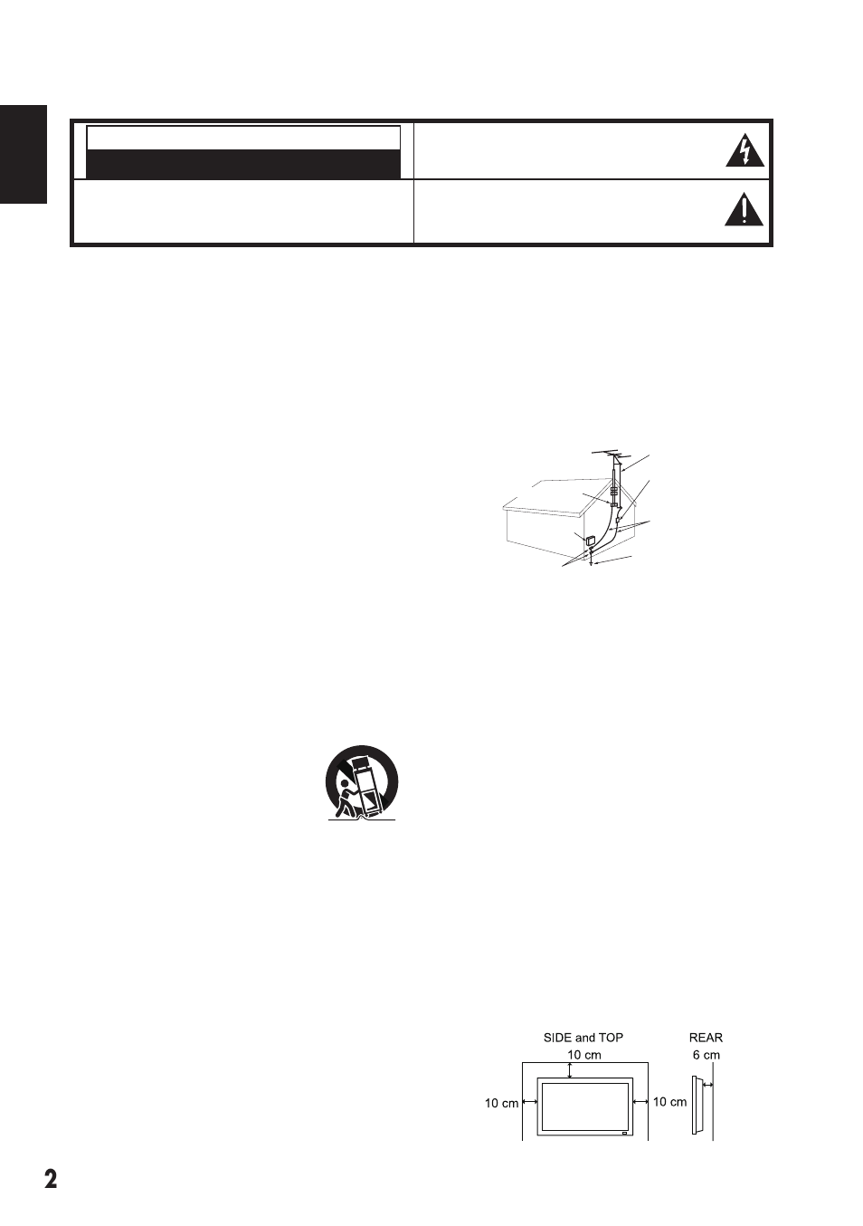Important safety instructions, Caution | Sanyo DP55441 User Manual | Page 3 / 32