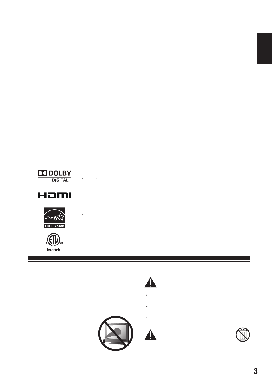 Fcc information, Energy star, User information | Trademarks, Protecting the lcd screen, Handling precautions | Sanyo DP55441 User Manual | Page 4 / 32