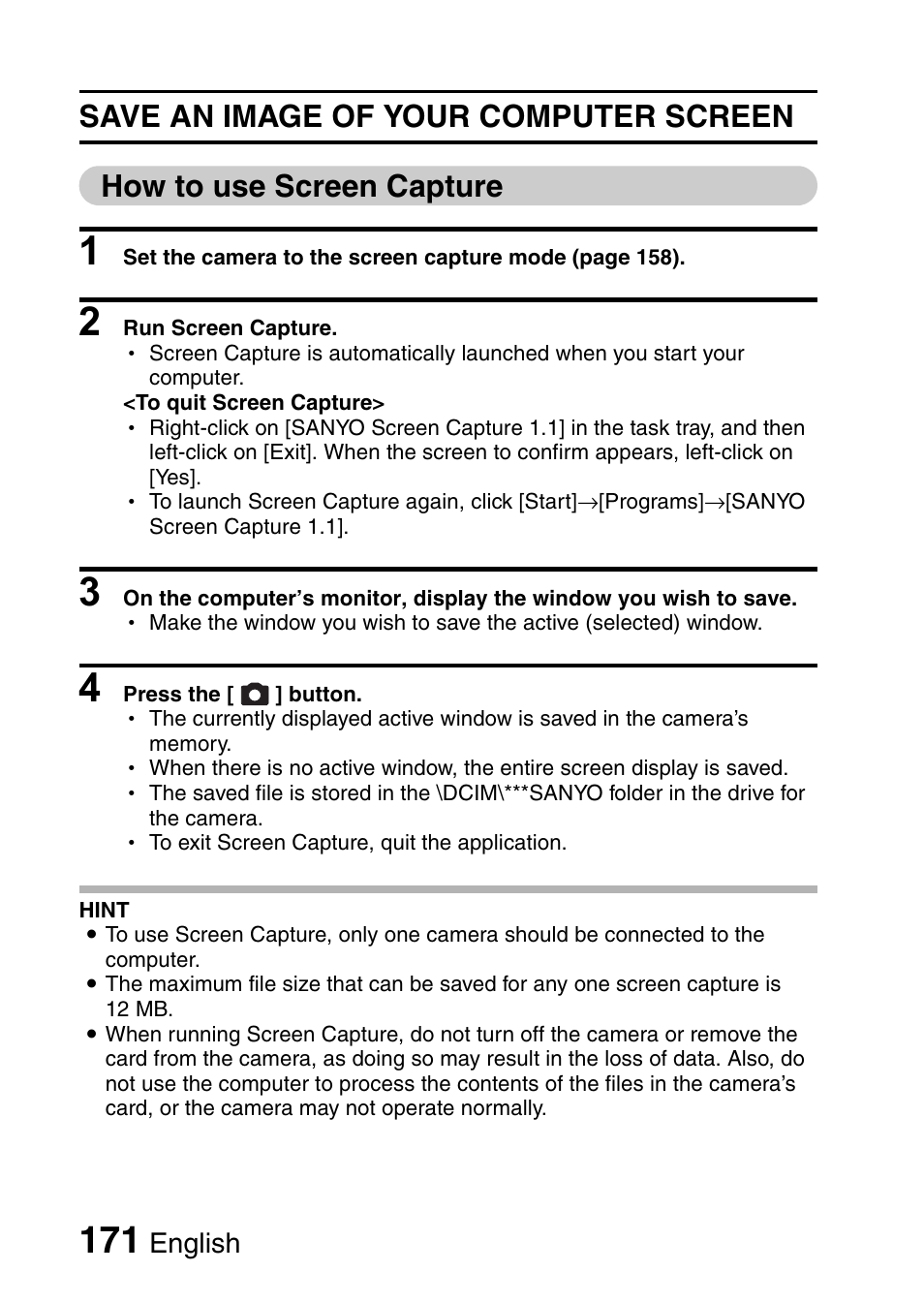 Sanyo VPC-CG9EX User Manual | Page 178 / 220