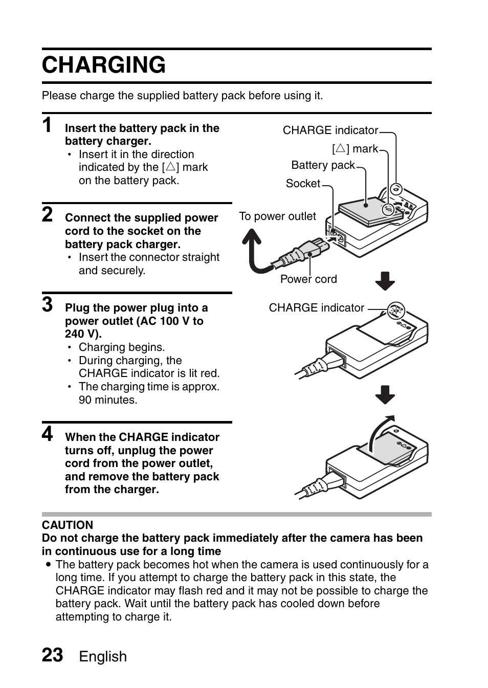 Charging | Sanyo VPC-CG9EX User Manual | Page 30 / 220