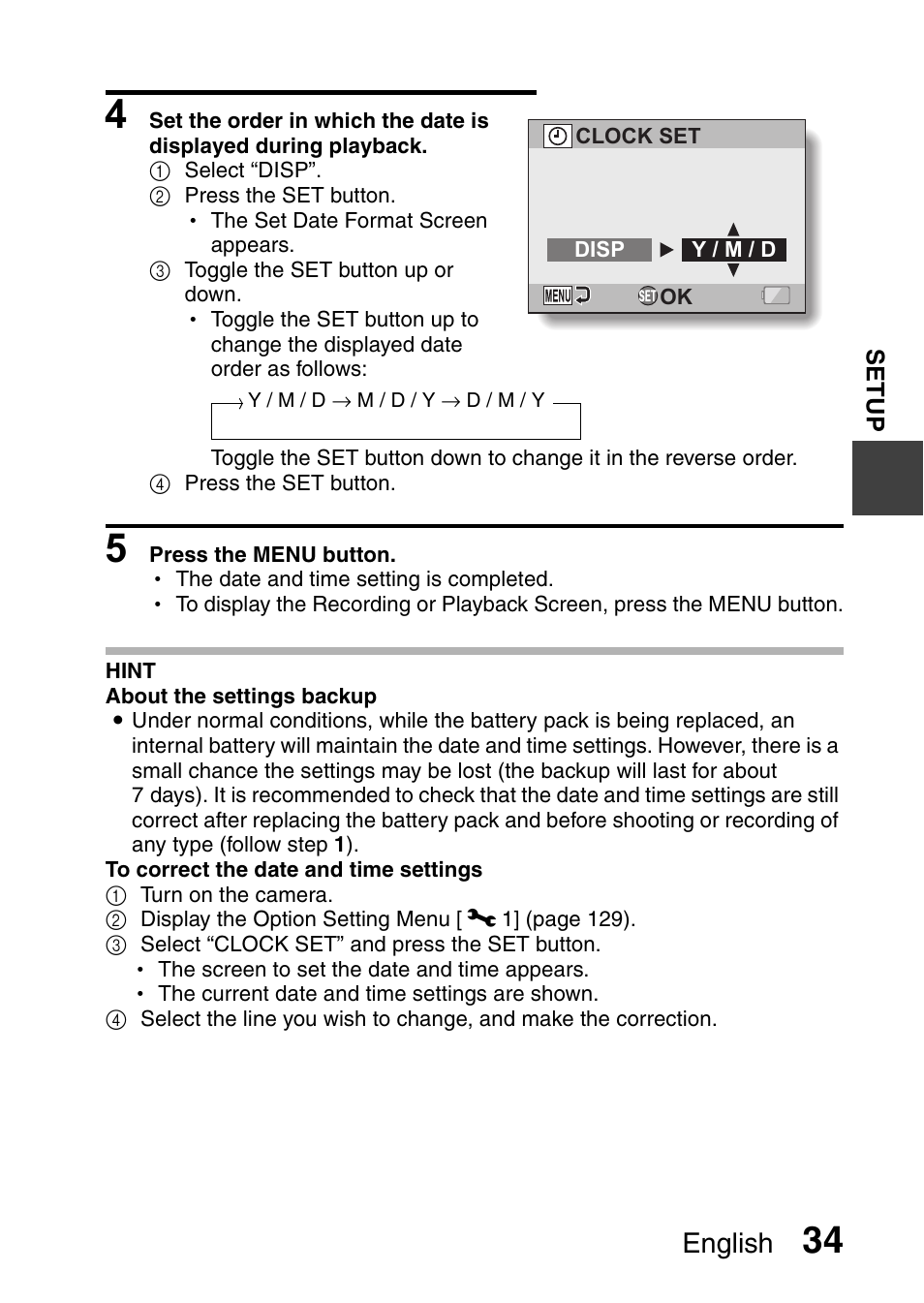 English | Sanyo VPC-CG9EX User Manual | Page 41 / 220