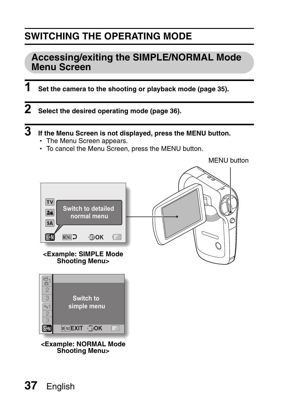 English | Sanyo VPC-CG9EX User Manual | Page 44 / 220