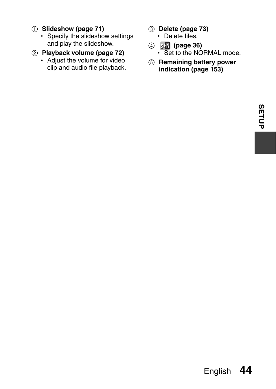 English | Sanyo VPC-CG9EX User Manual | Page 51 / 220