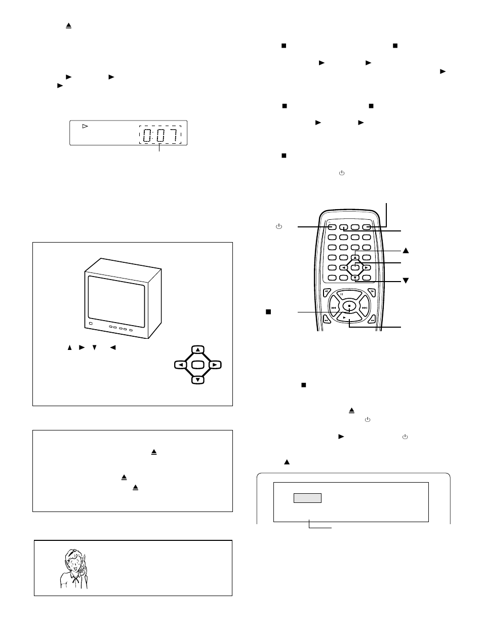 Stopping playback, Need help? call | Sanyo DWM-390 User Manual | Page 17 / 40