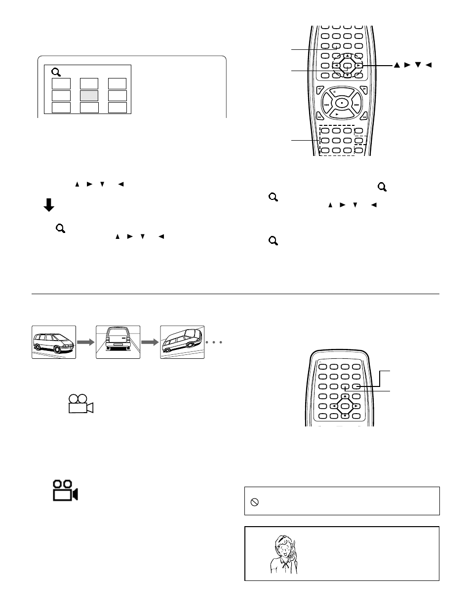 Angle replay, Need help? call, 4, a , 5 , b zoom number button ent | Angle angle replay | Sanyo DWM-390 User Manual | Page 21 / 40