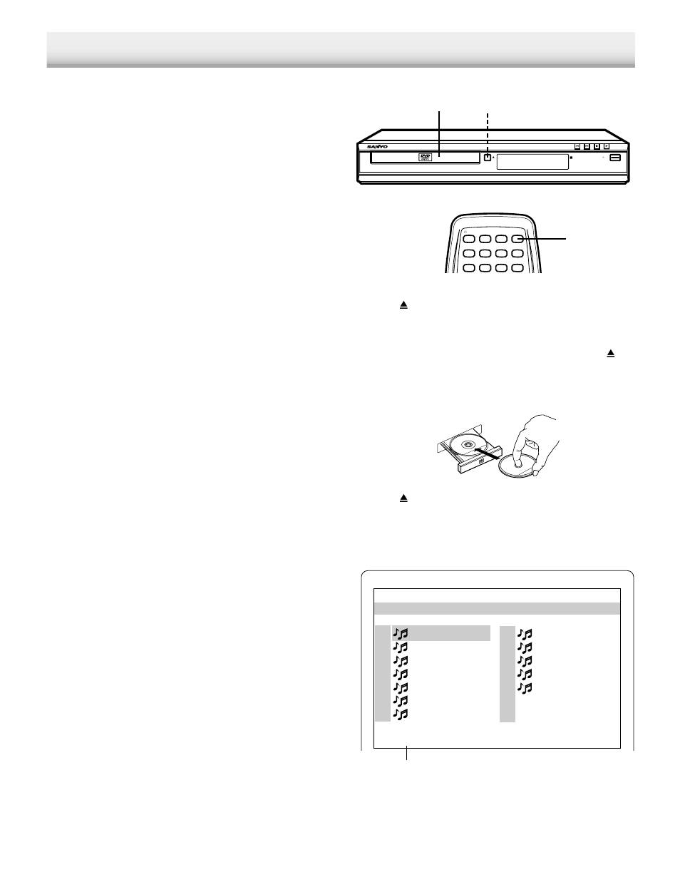 Mp3/wma cd operation, Before starting, Mp3/wma cd playback | Sanyo DWM-390 User Manual | Page 28 / 40